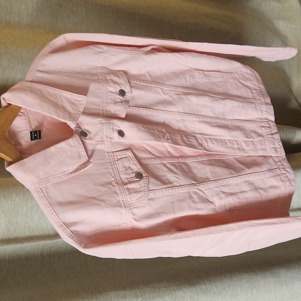 Pink Denim jacket brand new